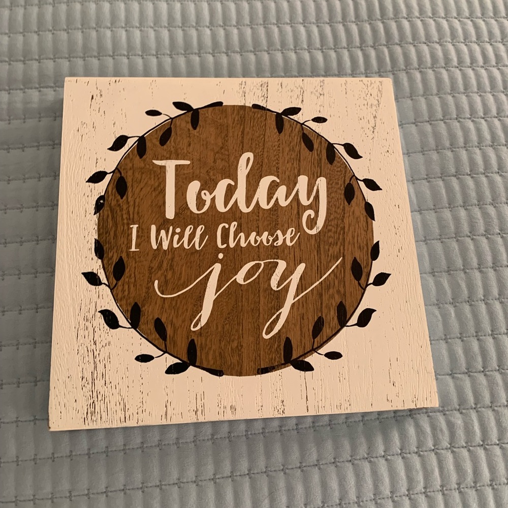 Wooden sign